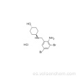 Polvo Cristalino Blanco Ambroxol Clorhidrato CAS 15942-05-9